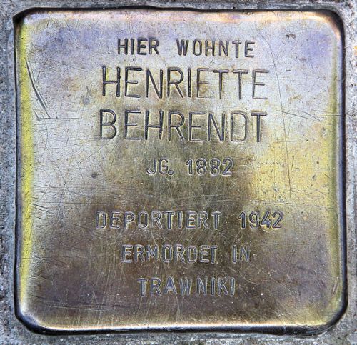 Stolpersteine Hentigstrae 24a #2