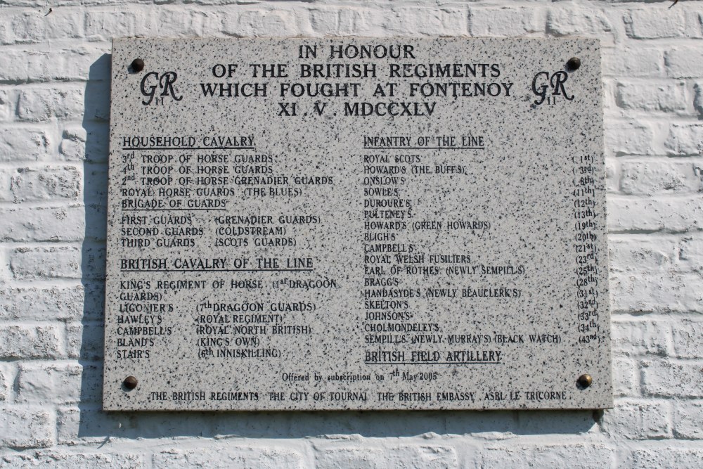 Gedenkteken Slag bij Fontenoy 1745 #2