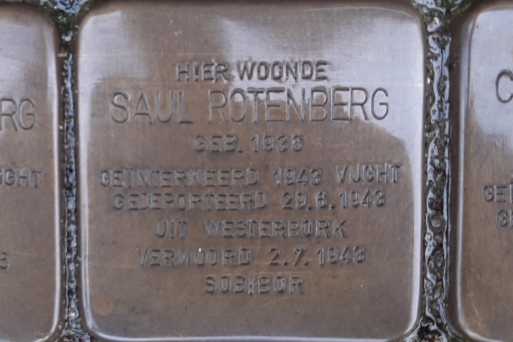 Stolpersteine Jan Bertsstraat 14 #3