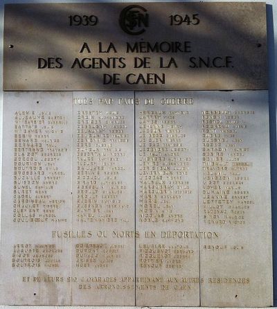 Gedenktekens Station Caen #2