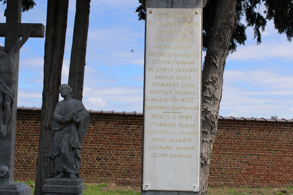 Oorlogsmonument Begraafplaats Nimy #4