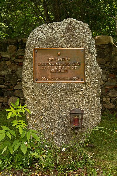 War Memorial Aussiedlerländchen Döllersheim
