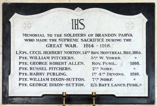 War Memorial All Saints Church