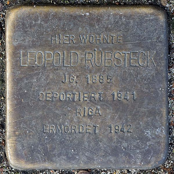 Stolpersteine Linsellesstraße 4 #3