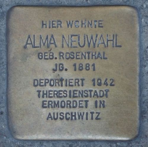Stolpersteine Brüderstraße 36