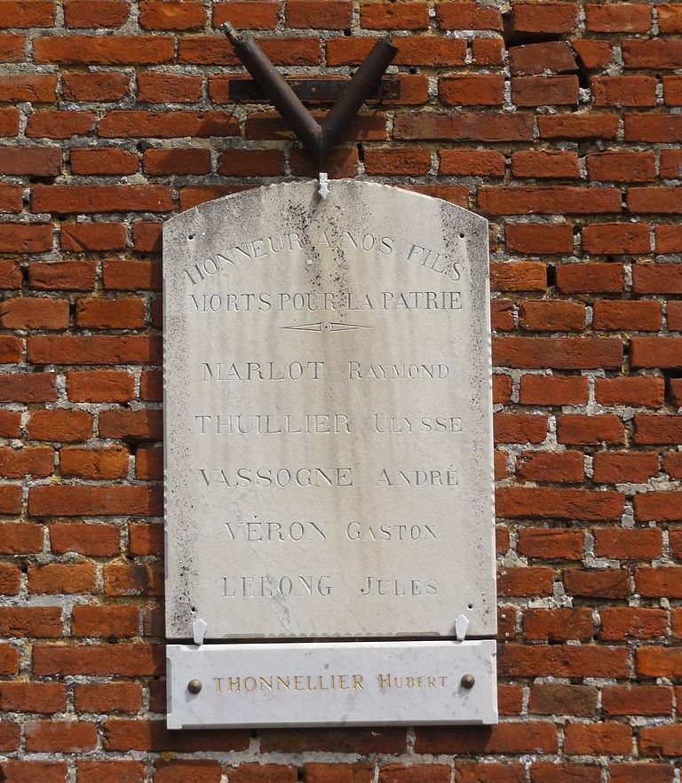 Monument Eerste Wereldoorlog Rouvroy-sur-Serre