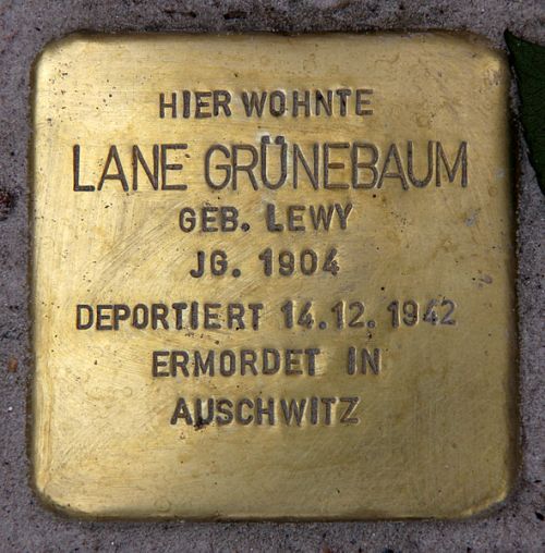 Stolpersteine Friedbergstrae 34