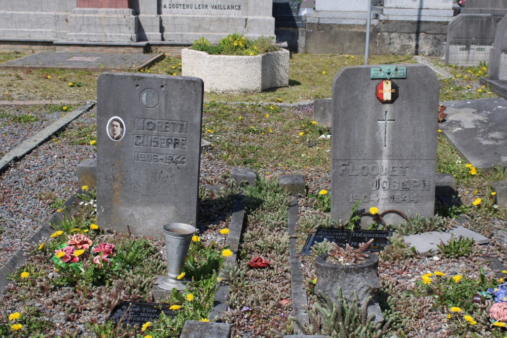 Belgische Oorlogsgraven Pronnes-lez-Binche Charbonnage #1