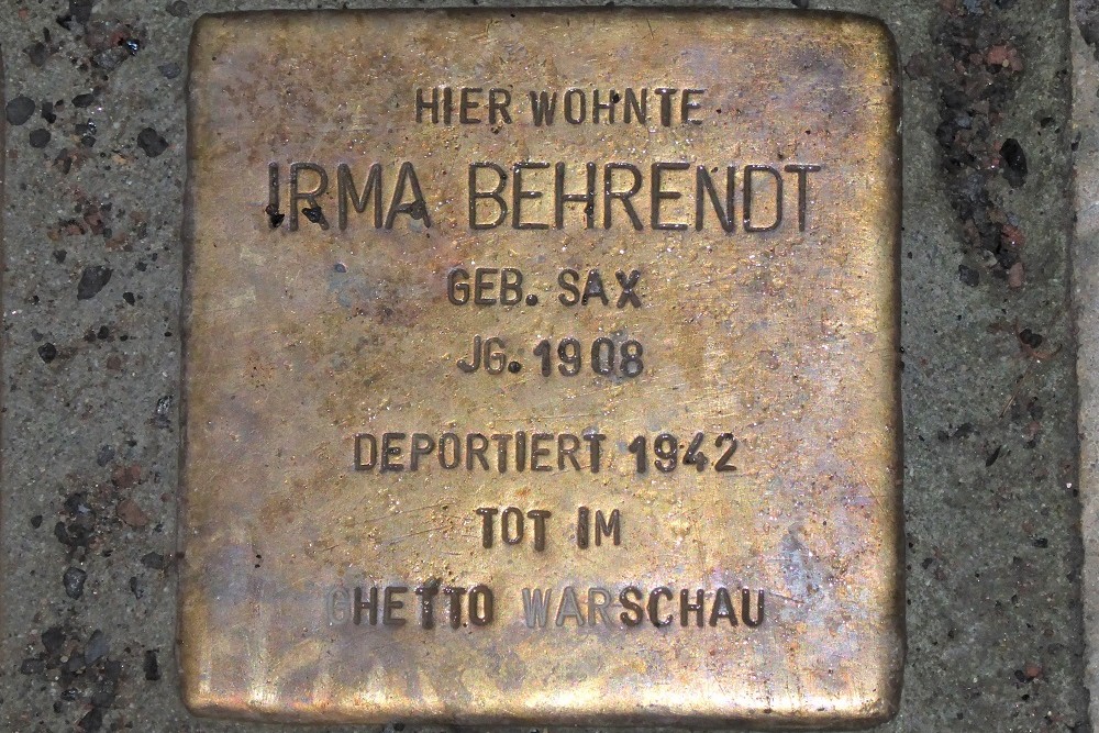 Stolpersteine Emdenerstrae 17 #3