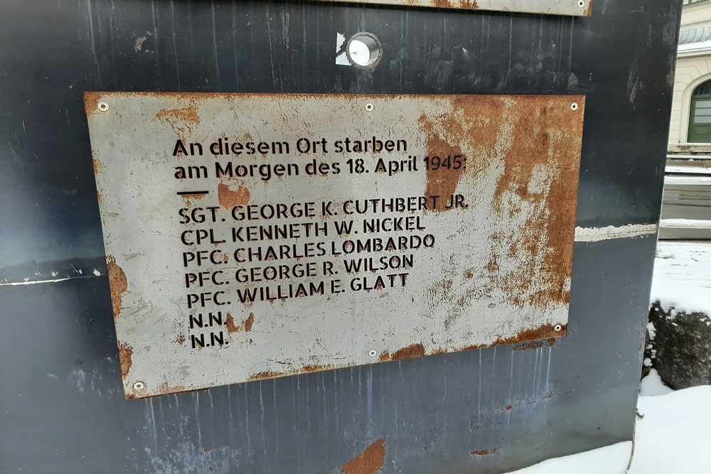 Remembrance of the American tank crew killed in Leipzich #4
