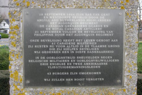 Oorlogsmonument Sas van Gent #3