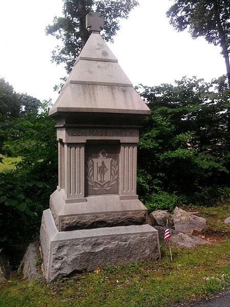 Monument 22nd Massachusetts Infantry 