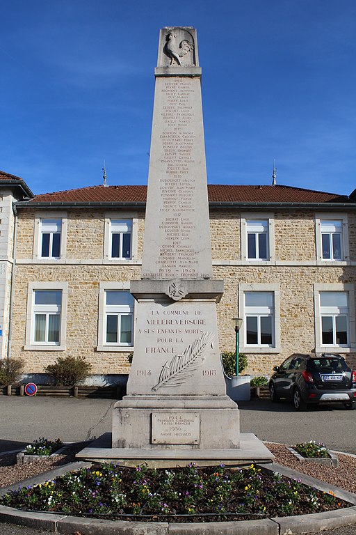 Oorlogsmonument Villereversure