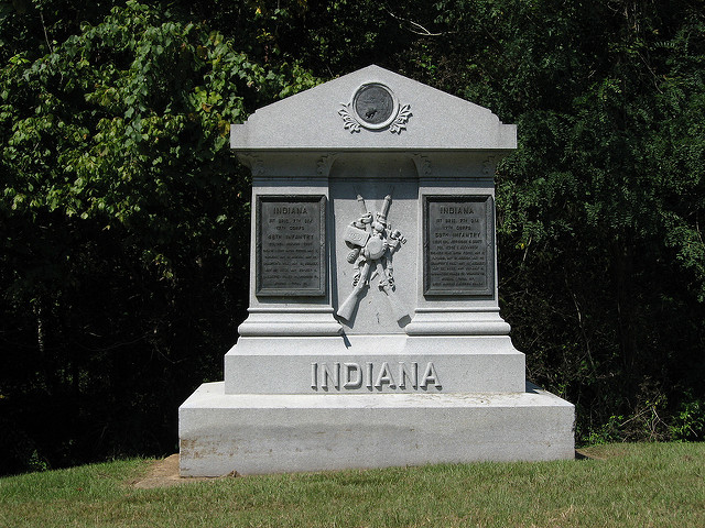 Monument 48th en 59th Indiana Infantry #1