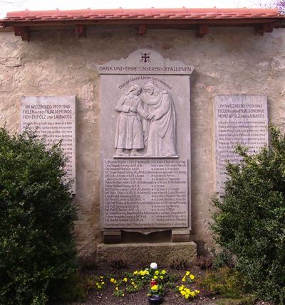 Oorlogsmonument Hohenplz