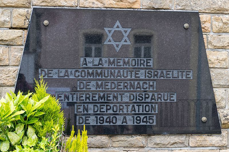 Joods Monument Medernach #2