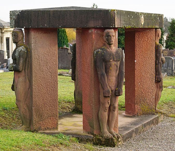 Memorial at French Plot of Honour Luxeuil-les-Bains