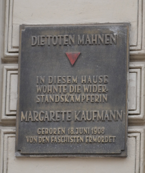 Gedenkteken Margarete Kaufmann #1