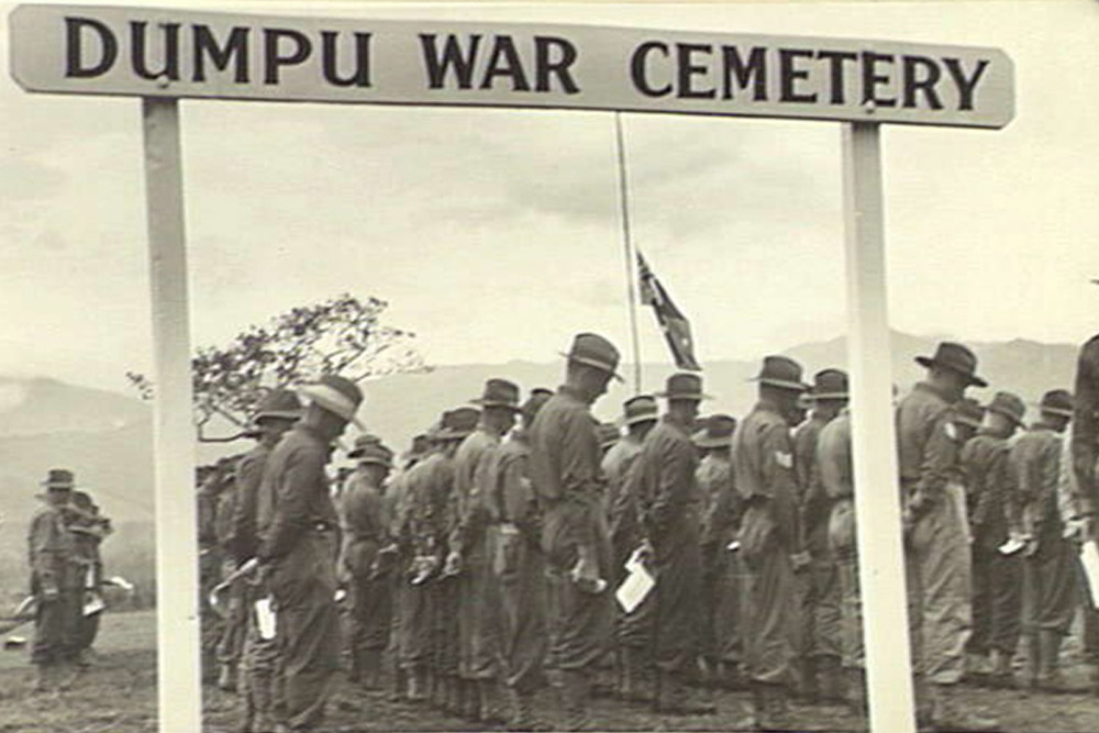 Location Former Dumpu War Cemetery