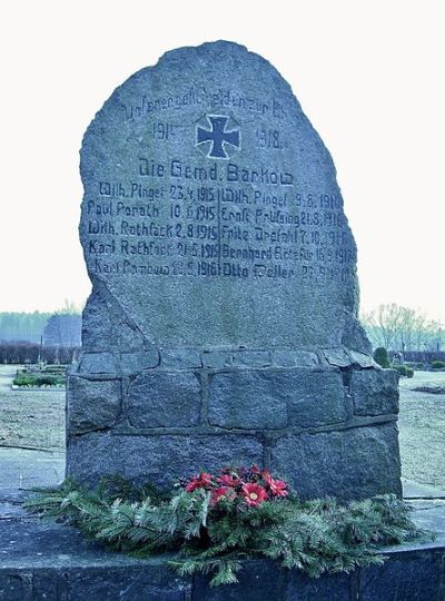 World War I Memorial Barkow #1