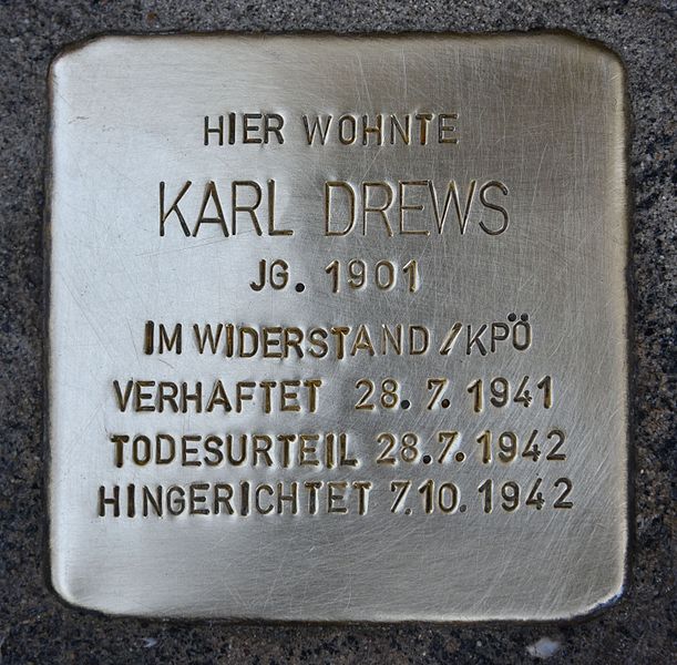 Stolperstein Elisabethstrae 14 #1