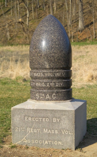 Monument 21st Massachusetts Volunteer Infantry #1