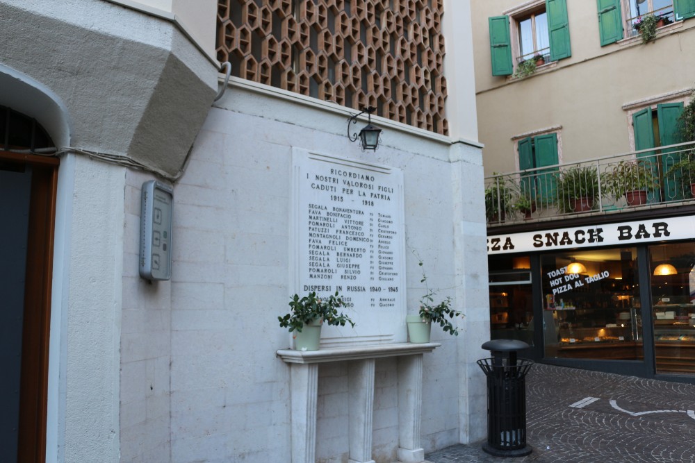 War Memorial Limone Sul Garda #1