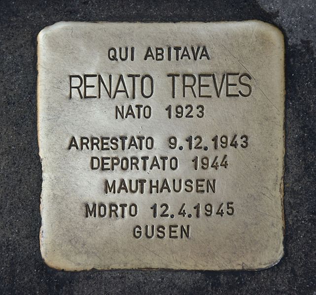 Stolpersteine Via Federico Campana 18 #2