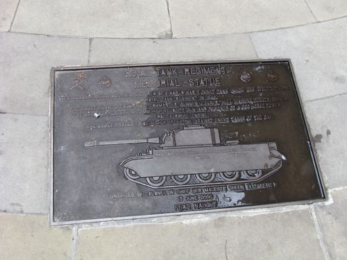 Royal Tank Regiment Memorial Statue #4