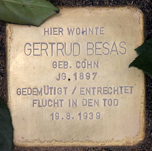 Stolpersteine Nassauische Straße 62 #2