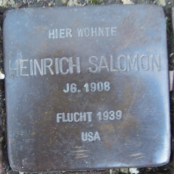 Stolpersteine Burgstrae 15 #1