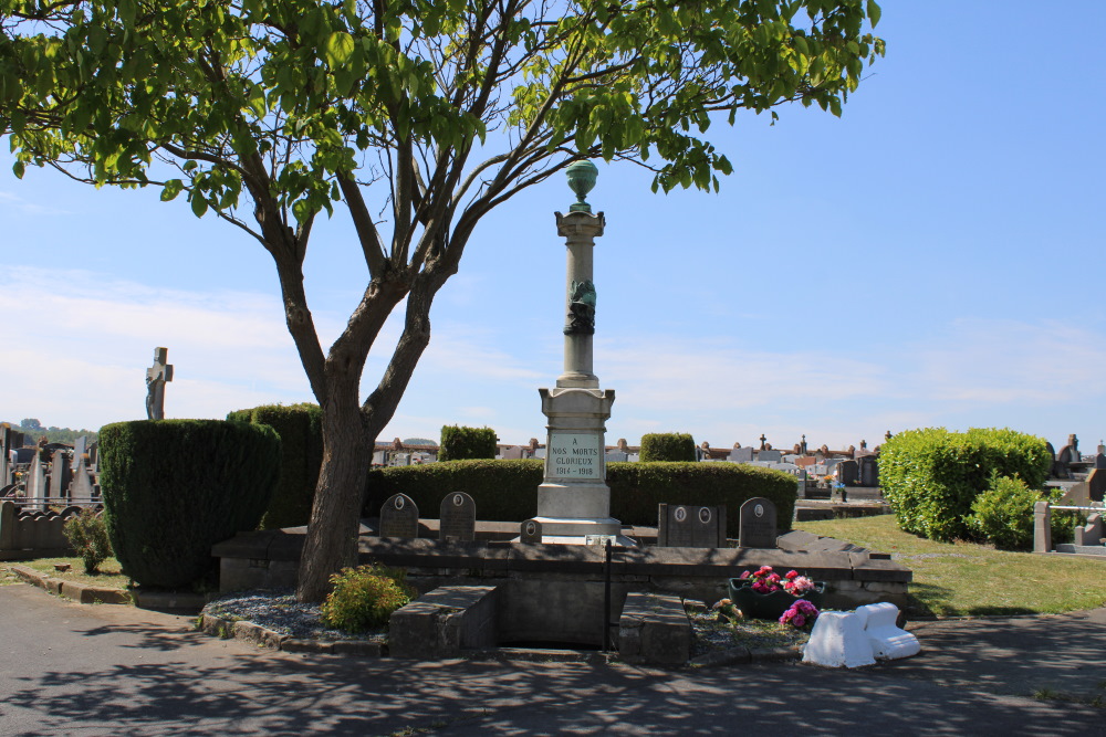 Oorlogsmonument Begraafplaats Hornu