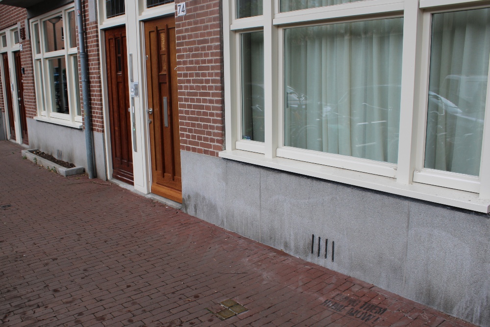 Stolpersteine Nieuwe Uilenburgerstraat 74 #5