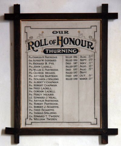 Roll of Honour St. Andrew Church #1