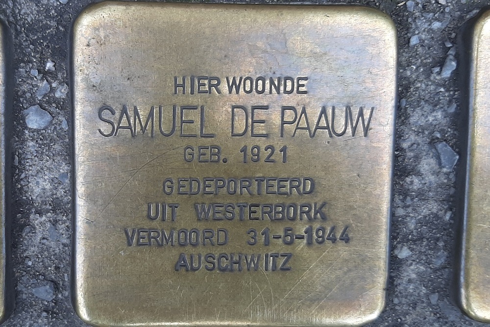 Stolpersteine Javastraat 87 #3