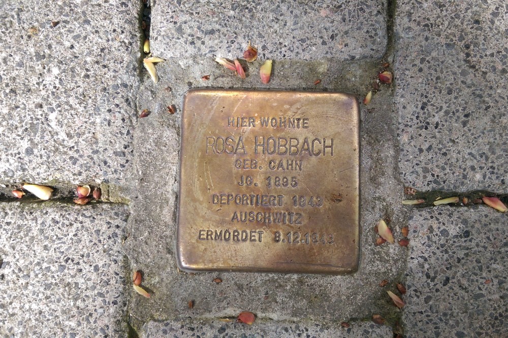 Stolperstein Adelheidstrae 103 #1