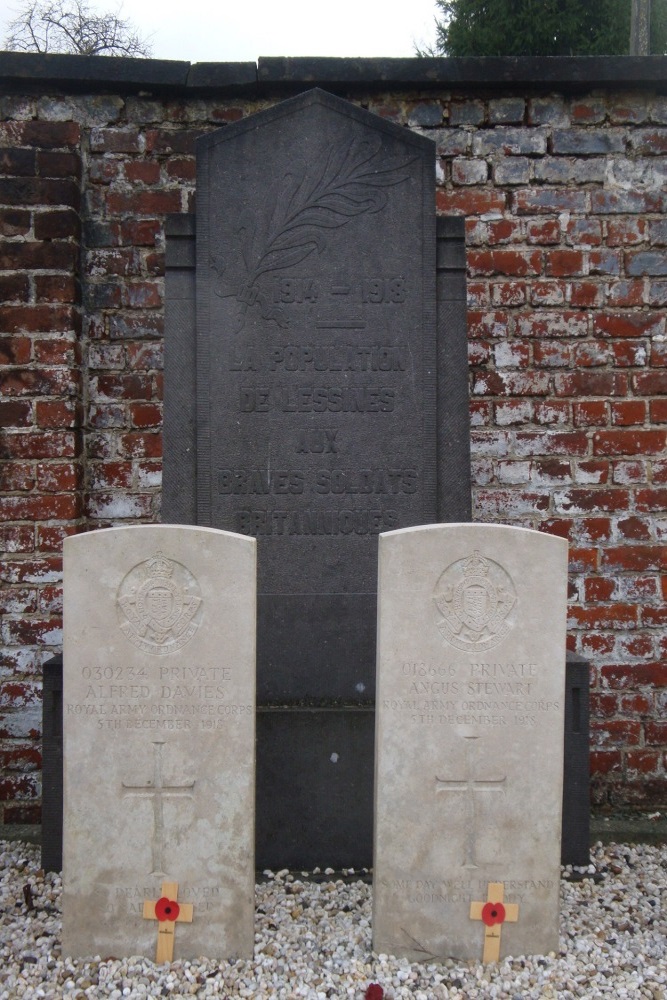Oorlogsgraven van het Gemenebest Lessines Oude Begraafplaats #4