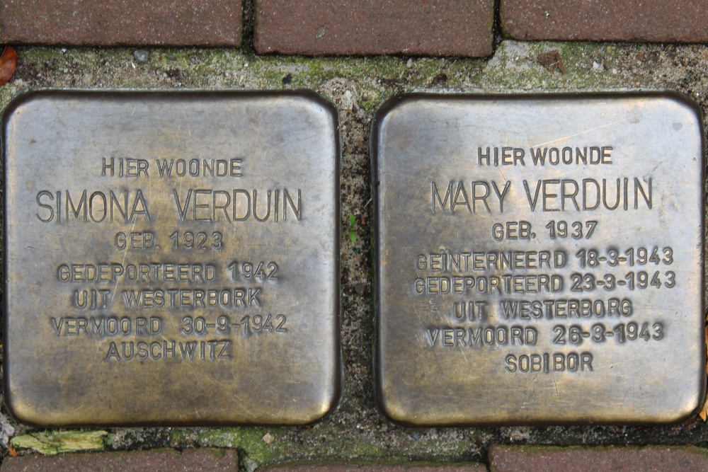 Stumbling Stones Nieuwe Amstelstraat 8 #2