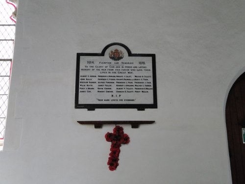 War Memorial St. Catherine Church Flempton #2