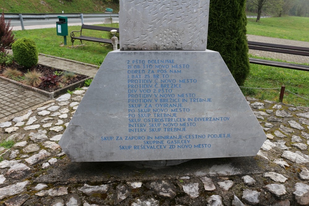 Memorial and Armoured Vehicle Martinja Vas #5