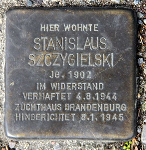 Stolperstein Cuvrystrae 12 #1