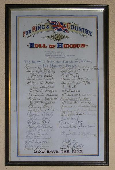 Roll of Honour Christ Church #2