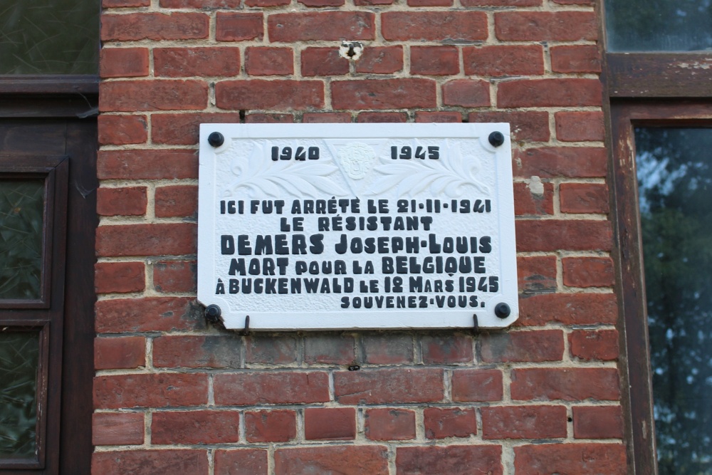 Commemorative Plate Demers Joseph-Louis Rumillies					 #2