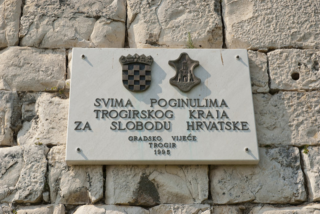 Monument Onafhankelijkheidsoorlog Trogir Regio #1