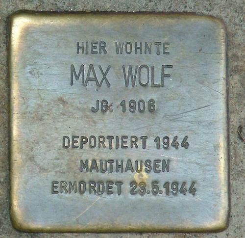 Stumbling Stone Mühlstraße 22 #2