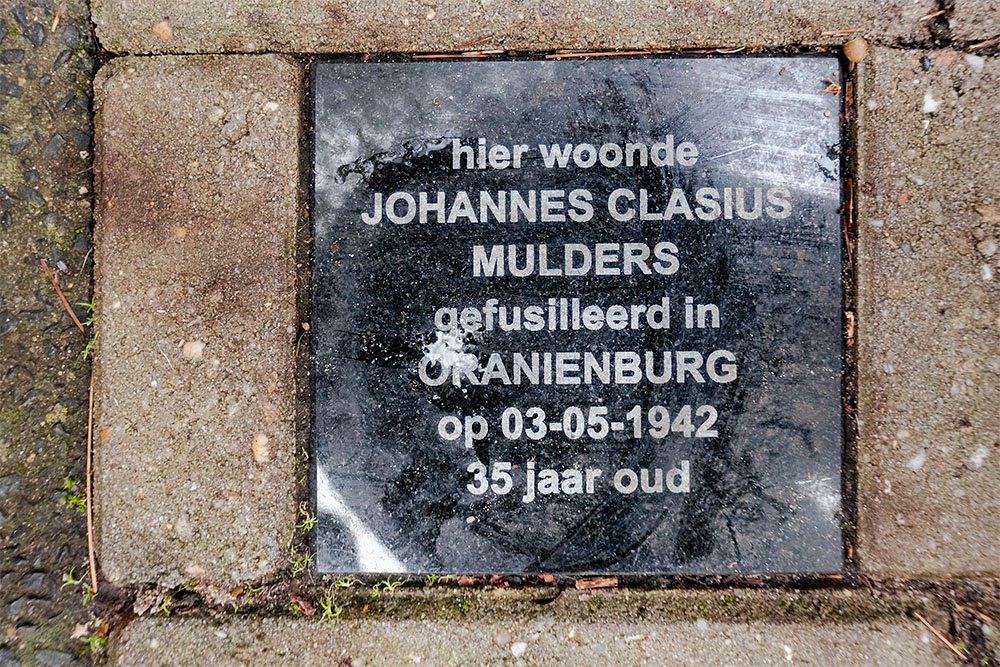 Memorial Stone Gabrilstraat 12 #1