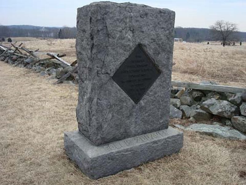 Locatie-aanduiding 114th Pennsylvania Infantry #1