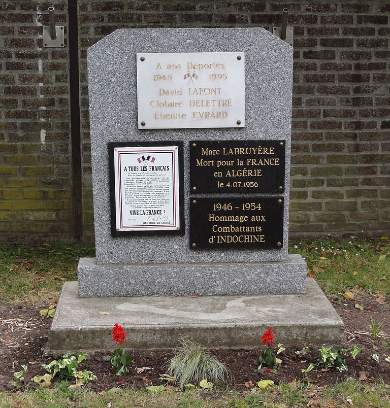 Monument Gedeporteerde Inwoners Bichancourt