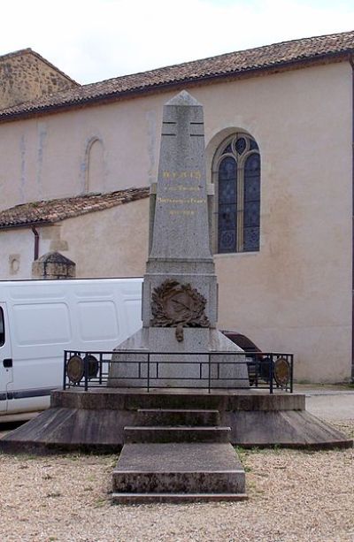 Oorlogsmonument Illats #1