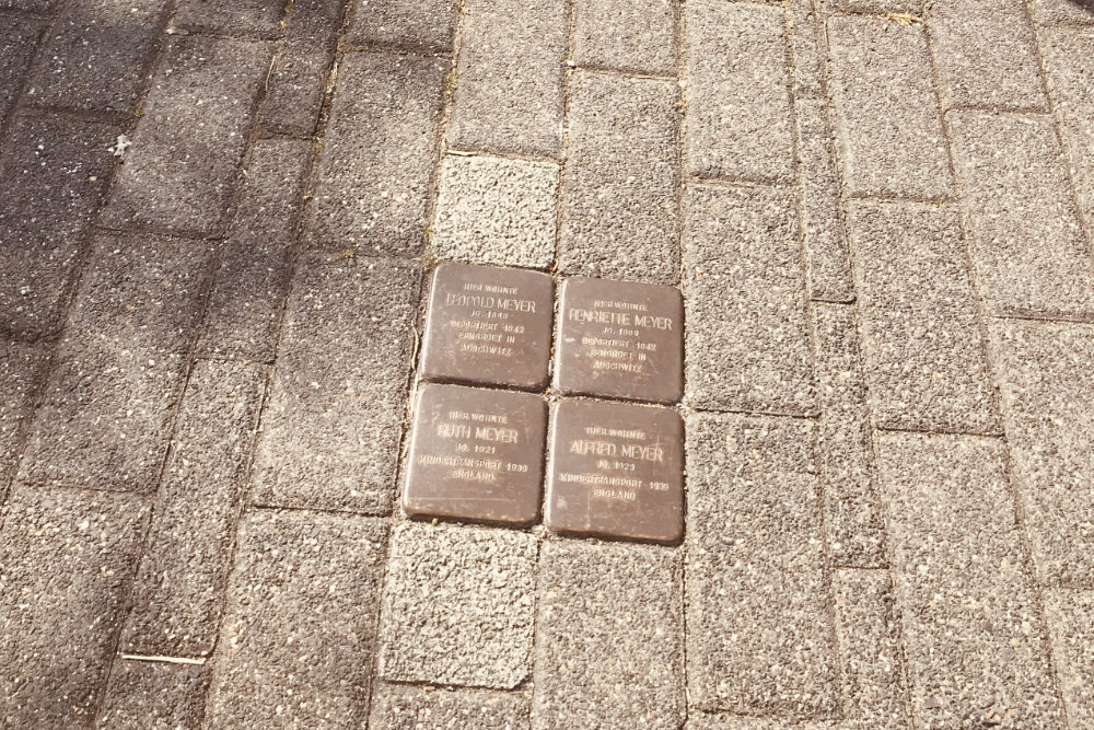 Stumbling Stones Aachener Straße 17 (was Mühlerstraße 77) #2